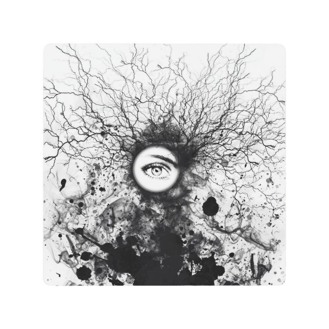 Eye of Imagination Metal Print (Front)