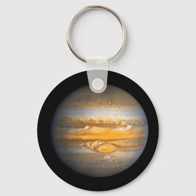 Eye of Jupiter Planet from Outer Space Keychain (Front)