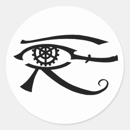 Eye of Khopesh Classic Round Sticker