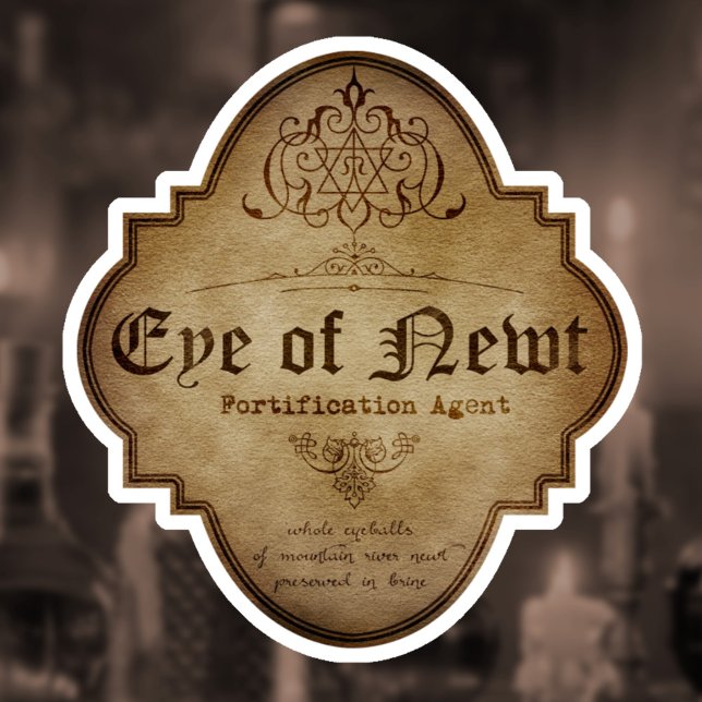 Eye of Newt Apothecary DC Sticker (Creator Uploaded)