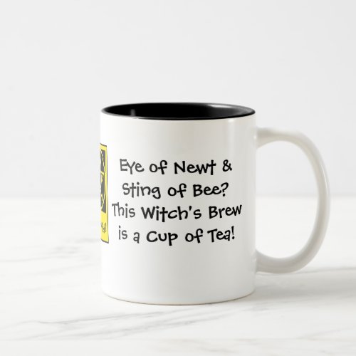 Eye of Newt  Sting of Bee Witchs Brew Two_Tone Coffee Mug