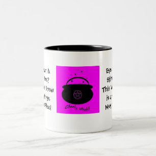 Eye of Newt.. Witch's Brew... Coffee Two-Tone Coffee Mug
