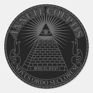 Eye of Providence 2 Classic Round Sticker