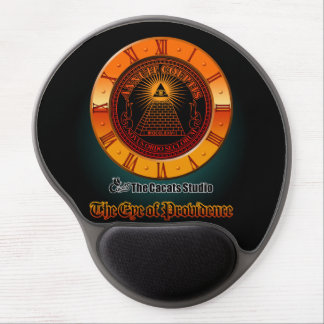 Eye of Providence clock Gel Mouse Pad