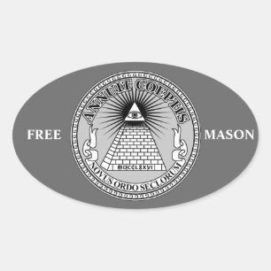 Eye of Providence Oval Sticker