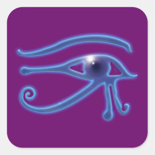 Eye of Ra Ancient Egyptian Wadjet Symbol Square Sticker