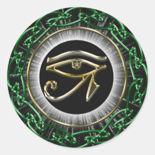 Eye Of Ra Classic Round Sticker