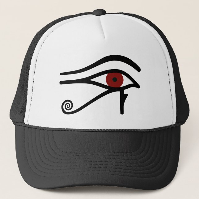 Eye of Ra - Egyptian God Trucker Hat (Front)