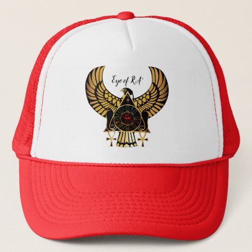 eye of RA egyptian pyramid Trucker Hat