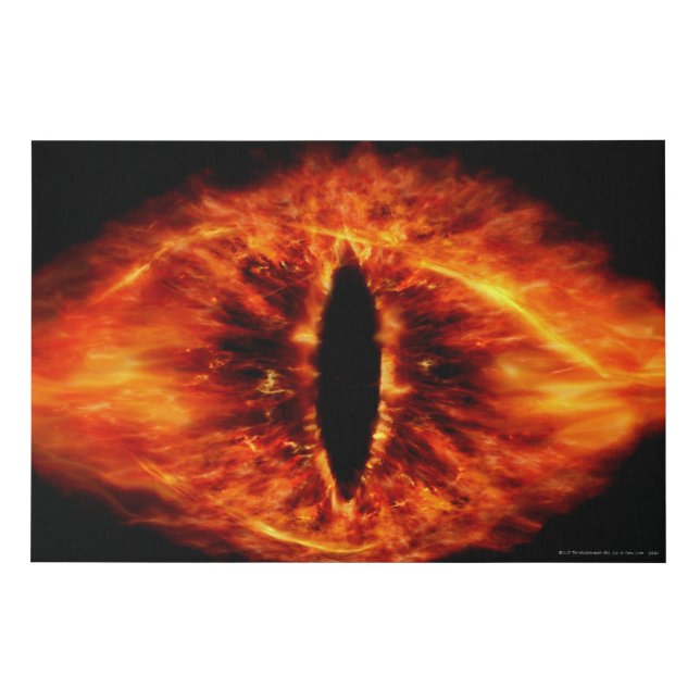 Eye of Sauron Faux Canvas Print (Front)