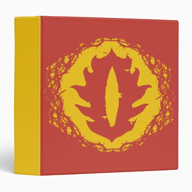 Eye of Sauron Icon 3 Ring Binder (Front/Spine)