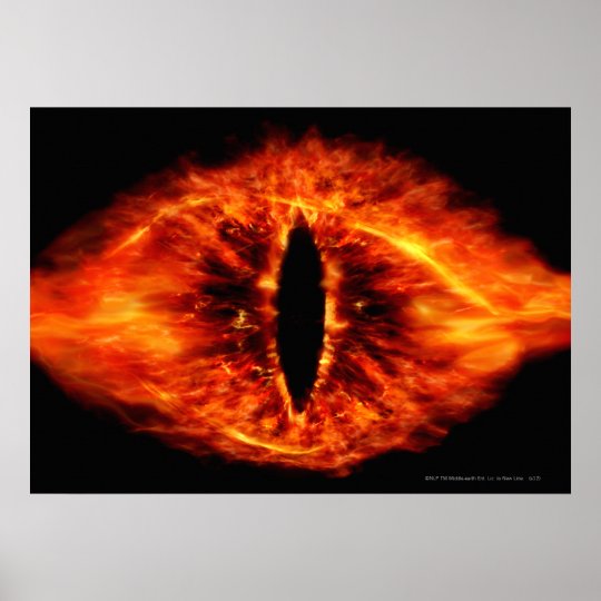 Eye of Sauron Poster | Zazzle.com