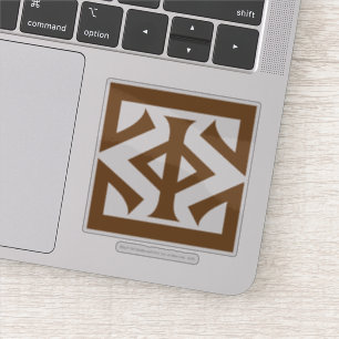 Eye of Sauron Square Icon Sticker