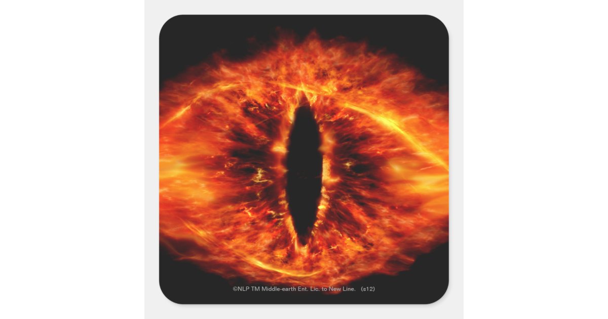 Eye of Sauron Square Icon Sticker