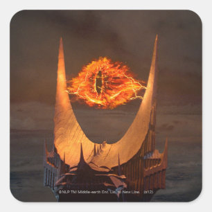 Eye of Sauron tower Square Sticker