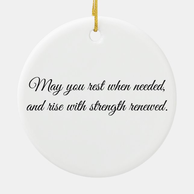 Eye of the Bear – Gaze Collection Ceramic Ornament (Back)