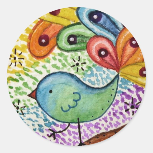 "Eye Of The Beholder" Classic Round Sticker (Front)