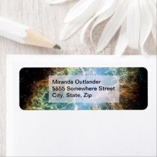 Eye of the Crab Nebula, ZGOS, Address Label