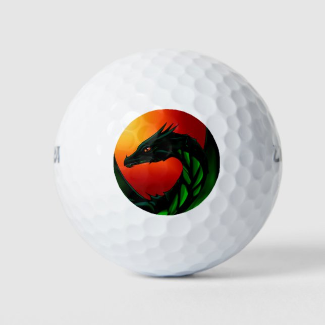 Eye of the Dragon Golf Balls (Front)