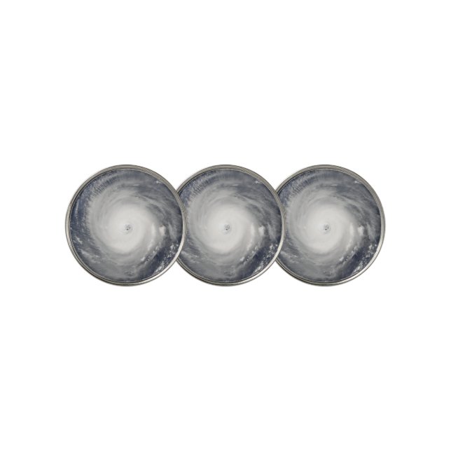 Eye of the Hurricane Golf Ball Marker (3 Up)