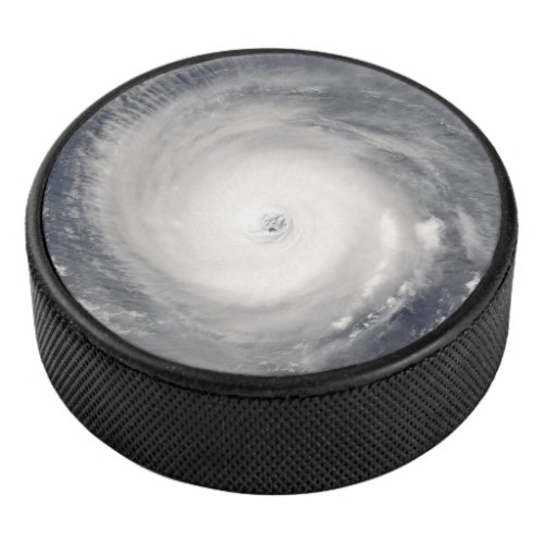 Eye of the Hurricane Hockey Puck