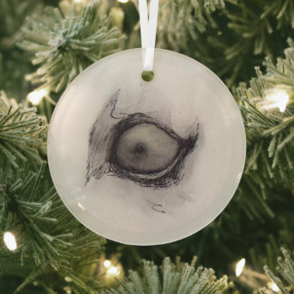 Eye of the Hyena – Gaze Collection Glass Ornament