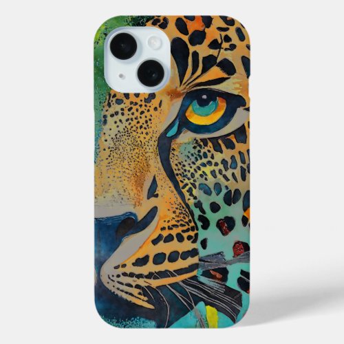 Eye of the Leopard iPhone 15 Case
