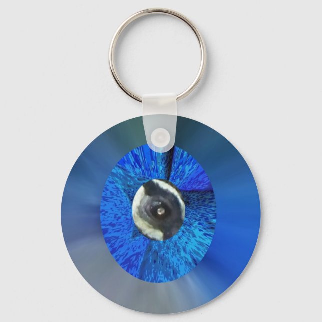 Eye of the Peacock Keychain (Front)