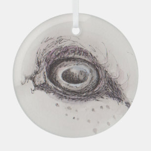 Eye of the Sheep – Gaze Collection Glass Ornament
