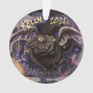 Eye of the Storm Dragon Ornament