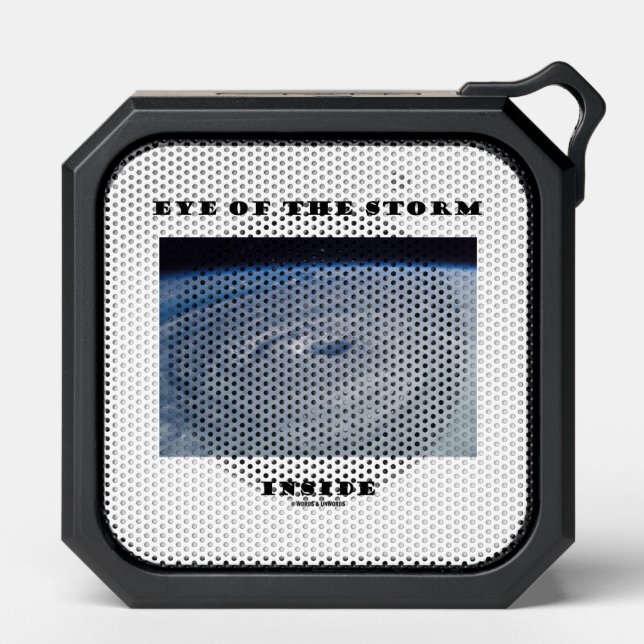 Eye Of The Storm Inside Hurricane's Eye Bluetooth Speaker (Front)