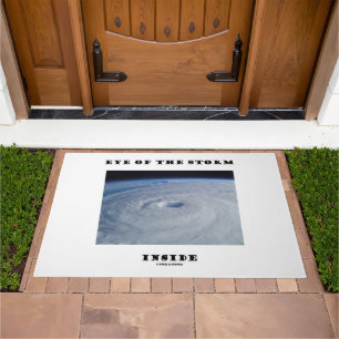Eye Of The Storm Inside Hurricane's Eye Doormat