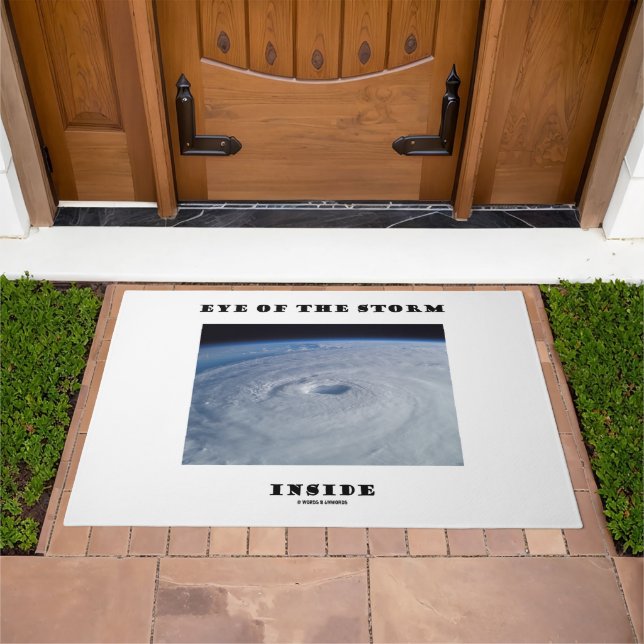 Eye Of The Storm Inside Hurricane's Eye Doormat (Outdoor)