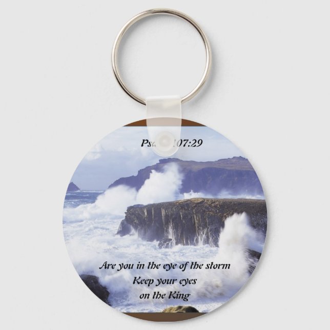 Eye of the Storm Keychain (Front)
