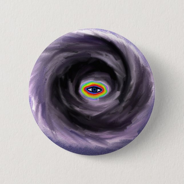 Eye of the Storm Pinback Button (Front)