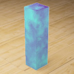 Eye of the Storm Wine Gift Box<br><div class="desc">Colorful and easily customized pattern featuring a simple storm cloud effect with colorful filter.</div>