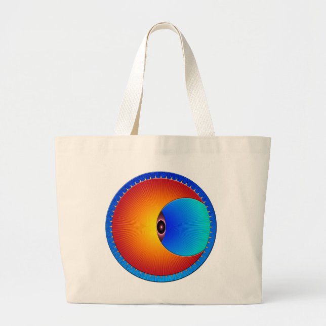 Eye Of The Sun Jumbo Tote (Front)