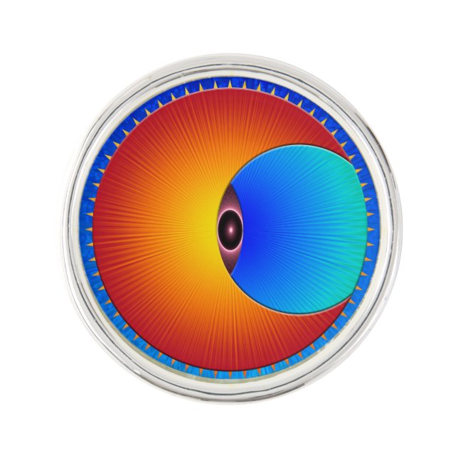 Eye Of The Sun Lapel Pin (Front)