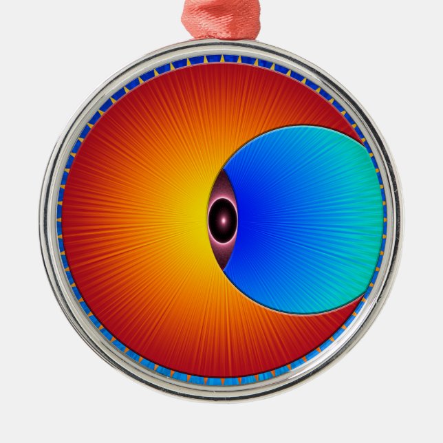 Eye Of The Sun Premium Ornament (Front)