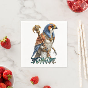 Eye of the Sun – The Eternal Falcon of the Desert Napkins