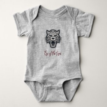 "eye Of The Tiger" Baby Bodysuit by ICIDEM at Zazzle
