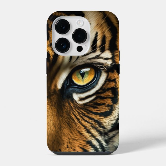 Eye of the Tiger Iphone Case (Back)