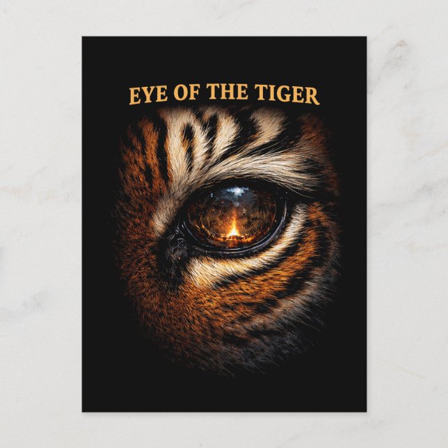 Eye of the Tiger Postcard (Front)