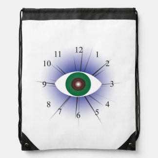 Eye of Time Drawstring Bag