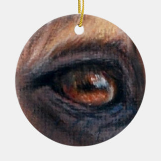 Eye of Tres Ceramic Ornament