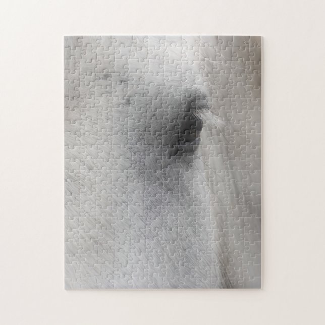 Eye of White Horse Animal Jigsaw Puzzle (Vertical)