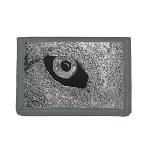 EYE OF WOLF TRI-FOLD WALLET