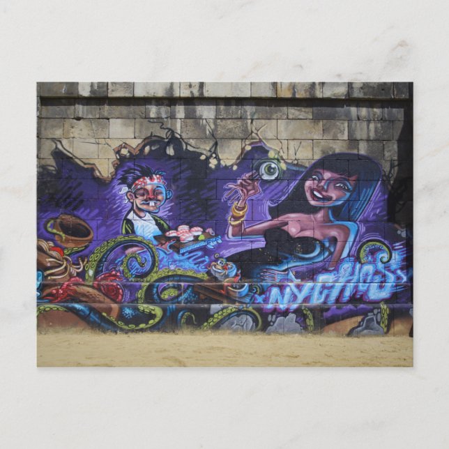 Eye On Fork Postcard (Front)