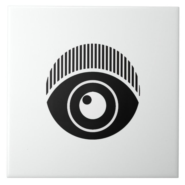 Eye on You Motif Ceramic Tile (Front)