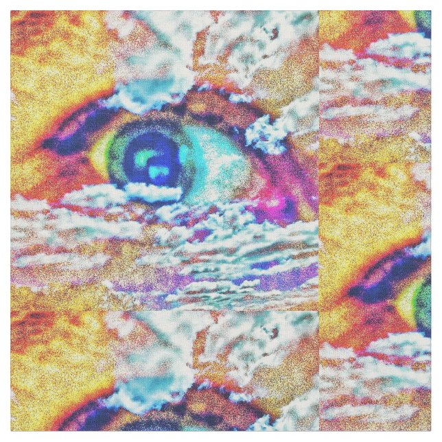 Eye Pattern Fabric (Close Up)